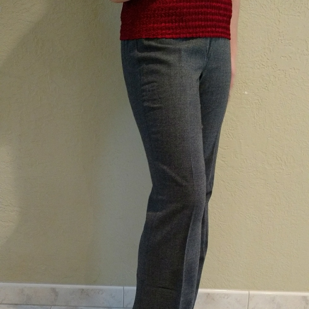 Gray dress pants